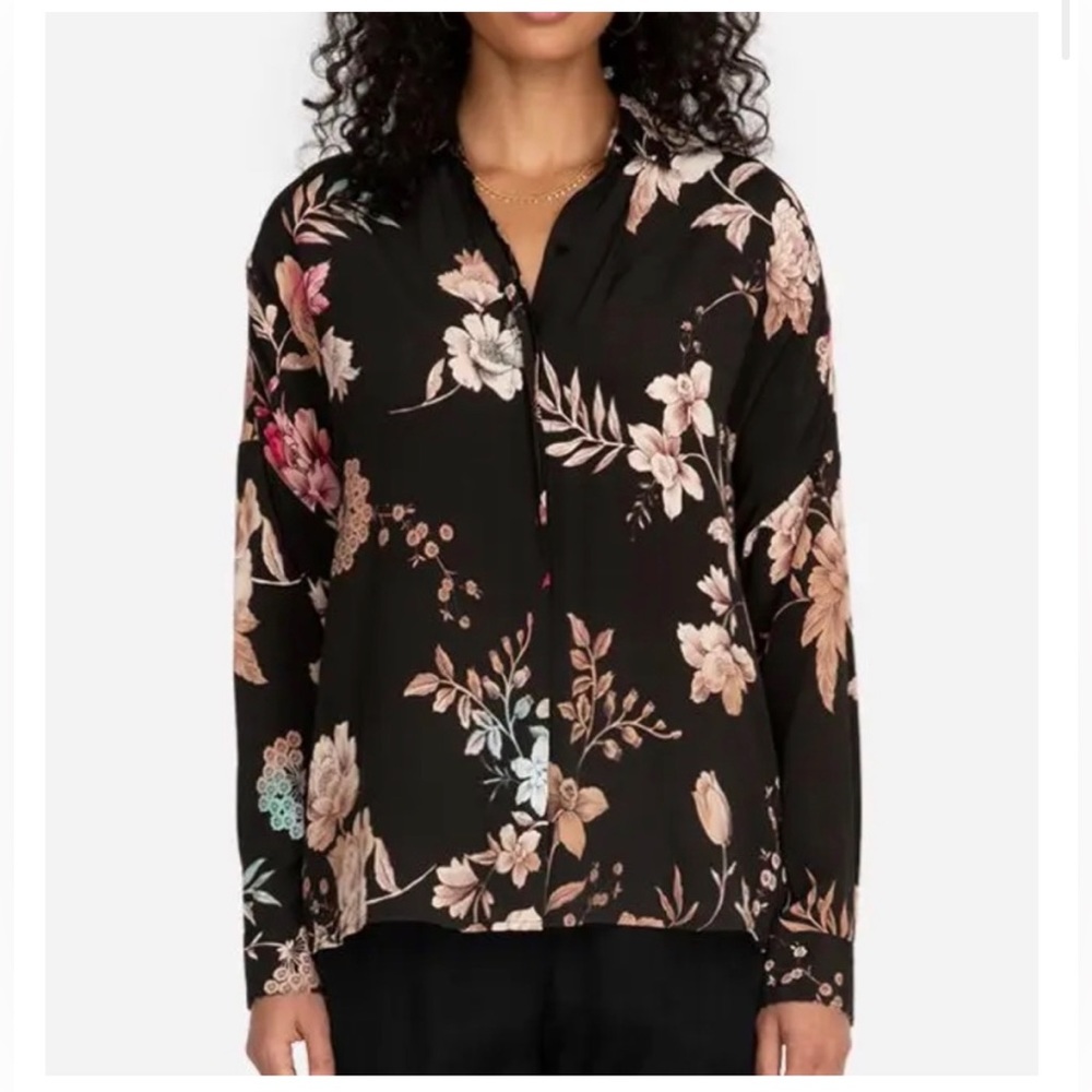 Johnny Was Jade Collection Label Taos Button-Down Shirt Moody Floral menswear-in - Picture 7 of 7